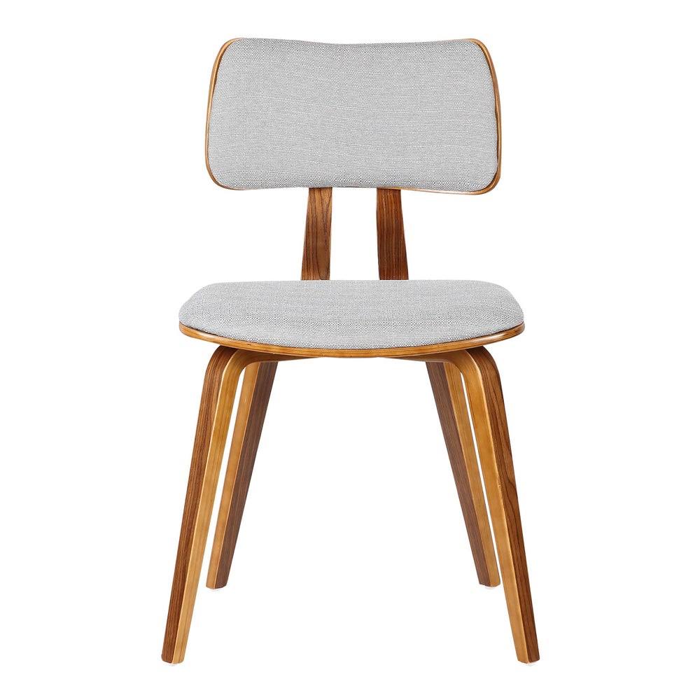 Green Mid-Century Walnut Chair E2640