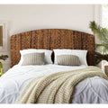 Rattan King Headboard, 79.5Wx2.5D x53H, Brown M58874