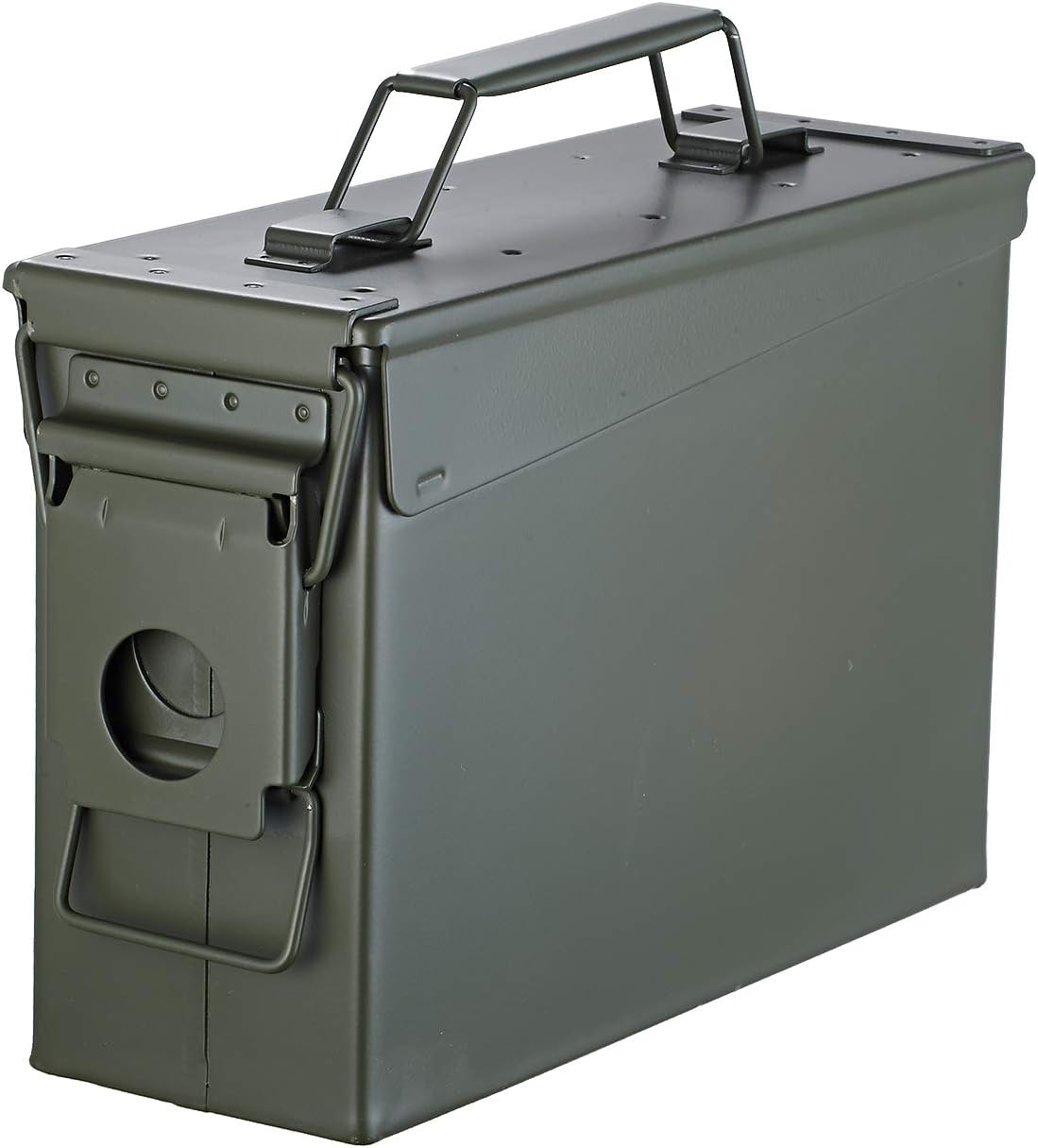 Metal Ammo Case Can – Solid Steel Box F114896