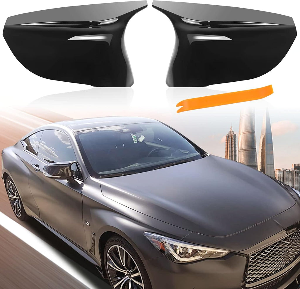 Carbon Fiber Mirror Cover Caps X963234