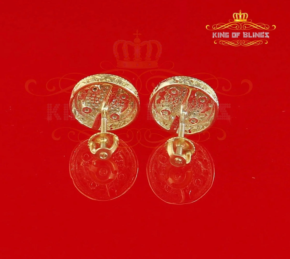 925 Sterling Silver Diamond Stud Earrings U103