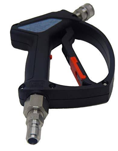 Black Spray Gun with SS QC Fittings L90802