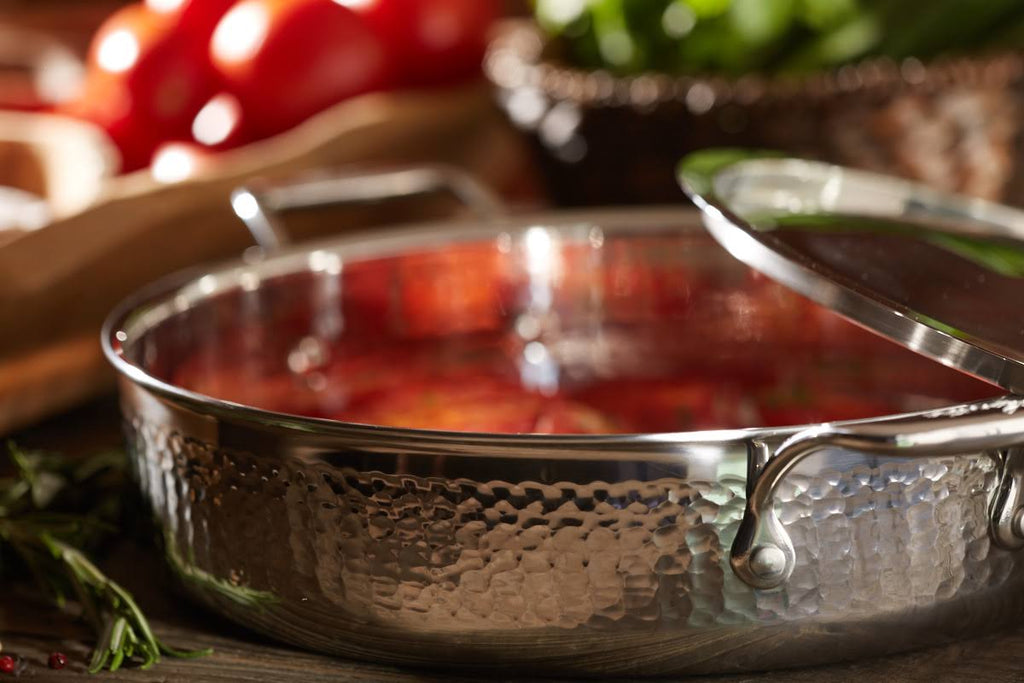 3 Quart Covered Stainless Steel Casserole K23680