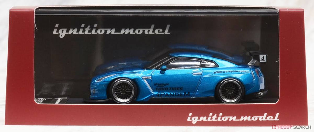 1/64 Blue Metallic Nissan Skyline R35 GT-R Model Car R73602