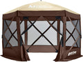 Forest Green 6 Sides Screen House Camping Tent A6202