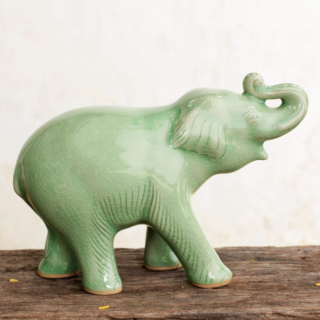 Celadon Ceramic Figurine X6663