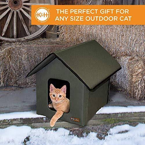 Outdoor Heated Kitty House Cat Shelter N5829