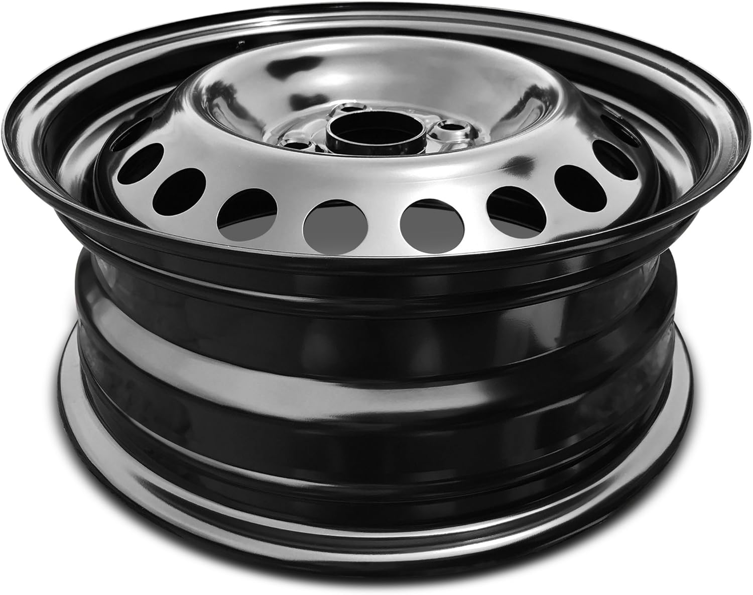 Black Steel Rim 15 Inch 4 Lug U636