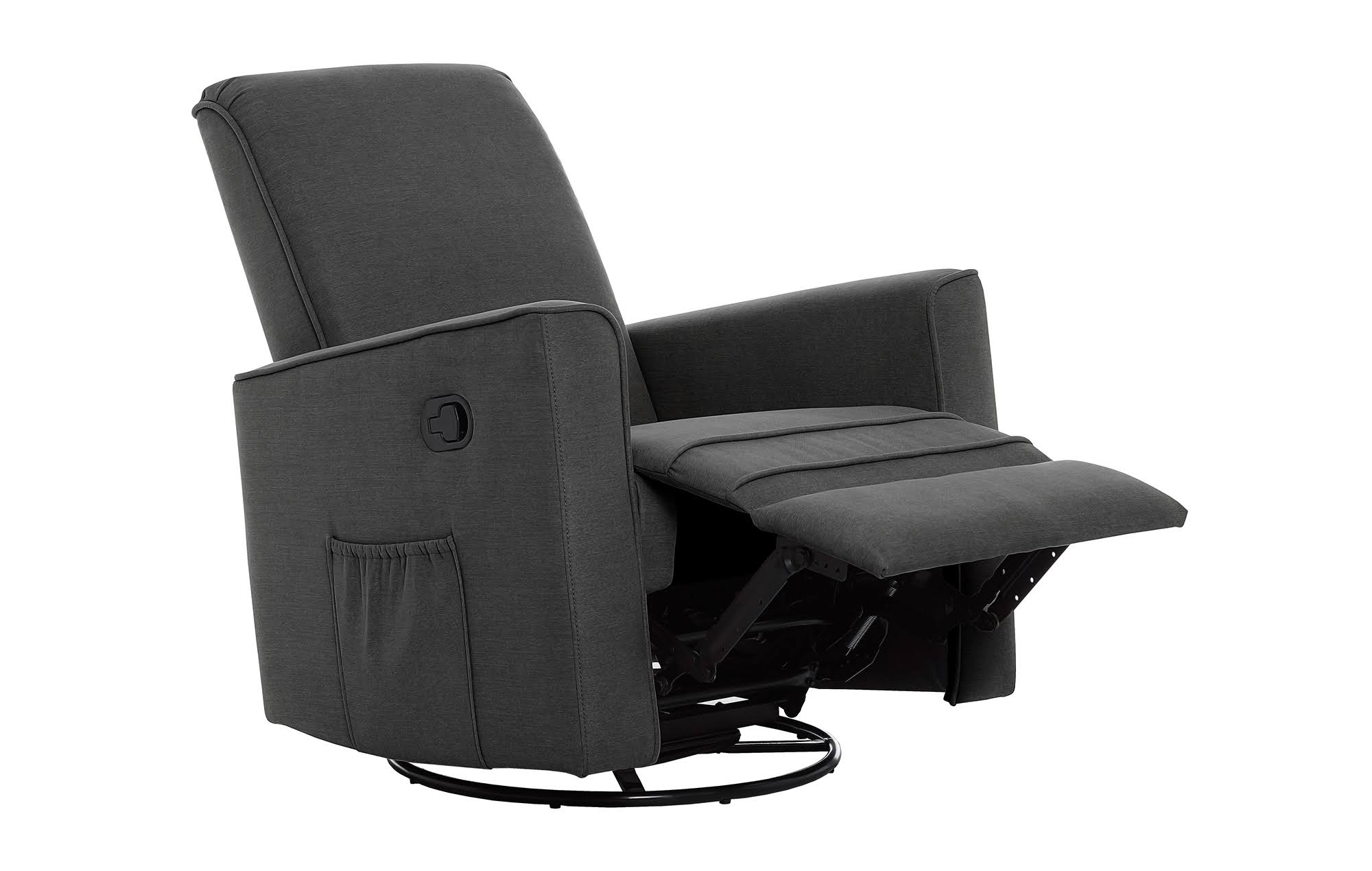 Rustic Grey Glider Recliner and Rocker R46367