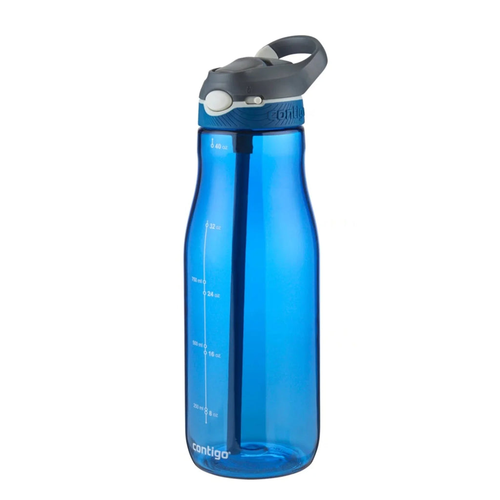 Blue 1.2 Liter Water Bottle with Straw B39197