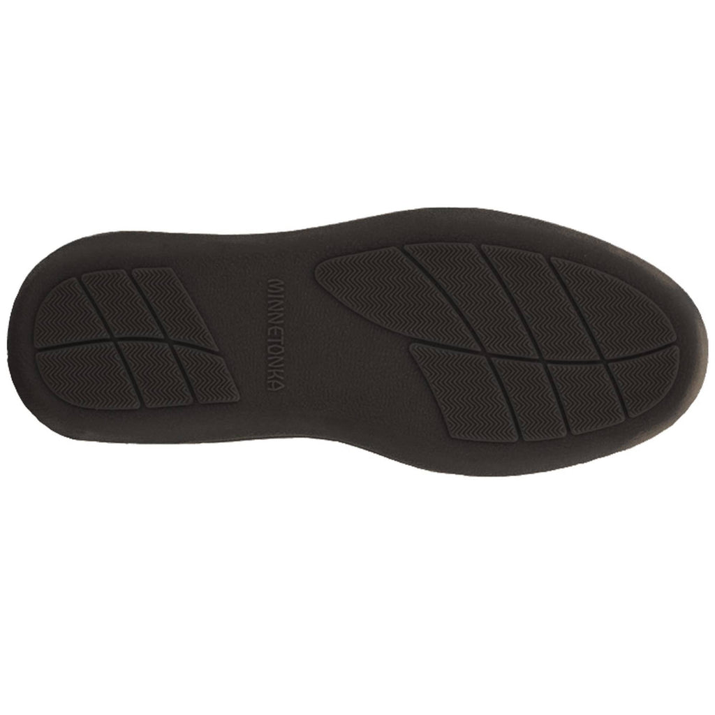 Black Sheepskin Hardsole Moccasin A48741