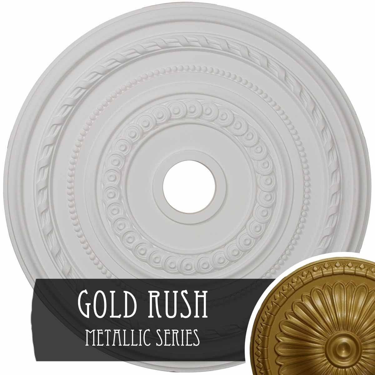 Gold Hand-Painted Ceiling Medallion U93032
