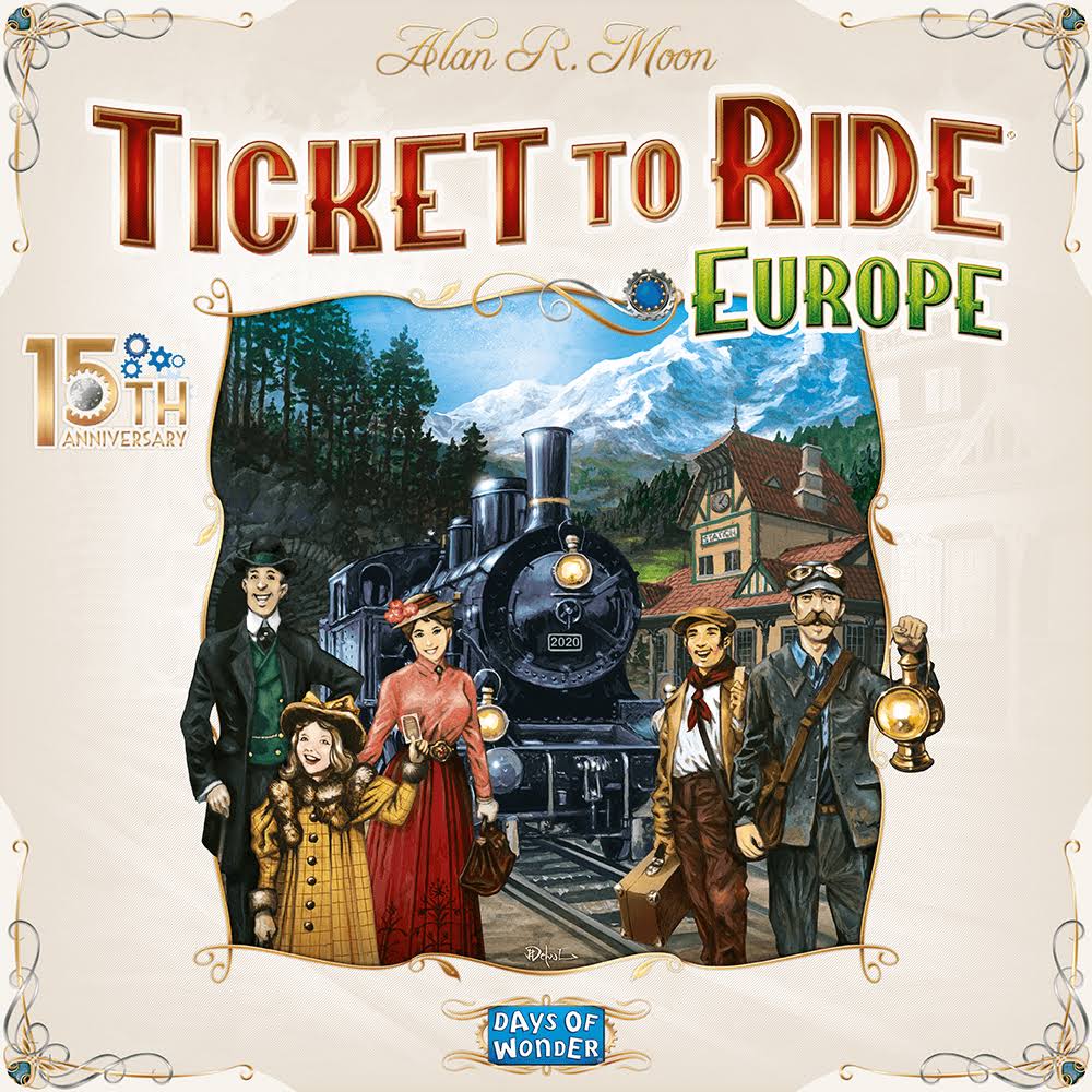 Ticket to Ride Europe 15th Anniversary Edition P663