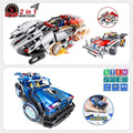 STEM Remote Control Building Kits 2-in-1 Racing Car (326pcs) Bundle with 2-in-1 RC Car Kits (443pcs) S95772