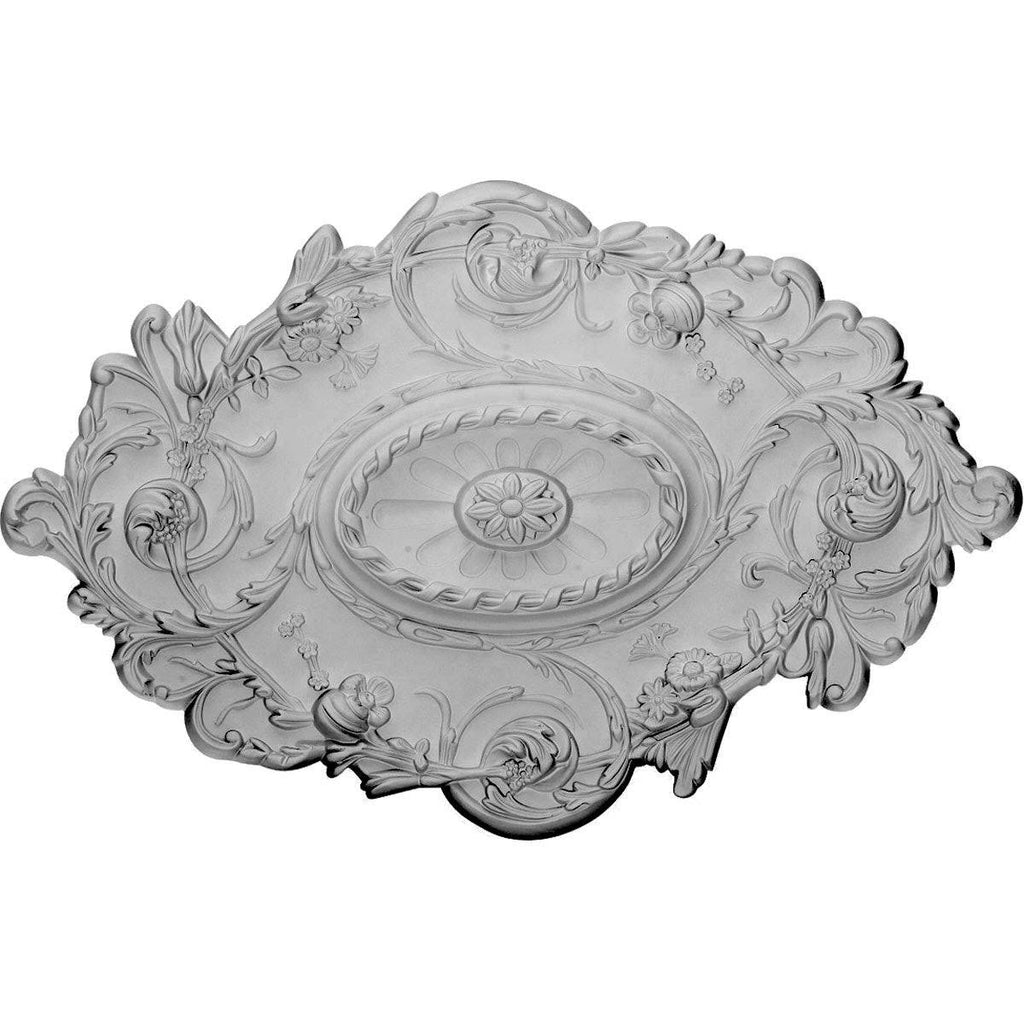Hand-Painted Pewter Ceiling Medallion K8796