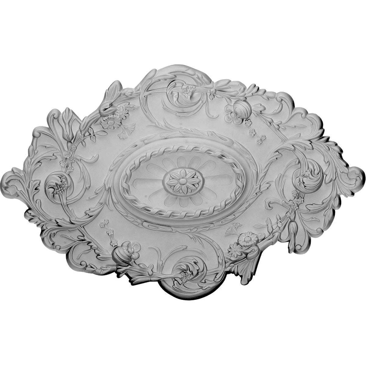 Hand-Painted Pewter Ceiling Medallion K8796