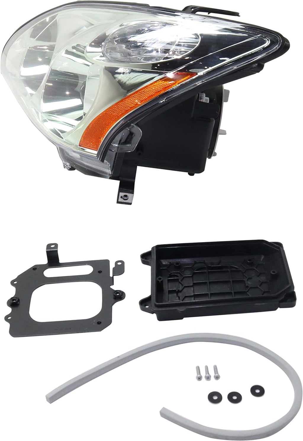 Headlight Lens and Housing Set of 2 for 2004-2006 Lexus RX330 HID D1684