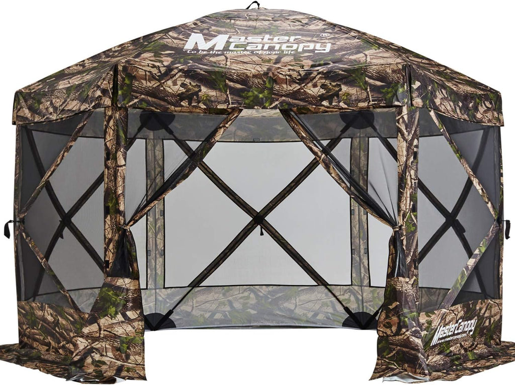 Forest Green 6 Sides Screen House Camping Tent A6202