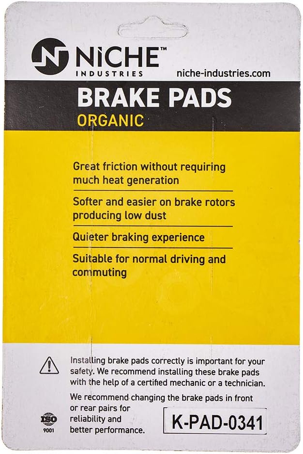 Brake Pad Set Organic Pack of 2 J392