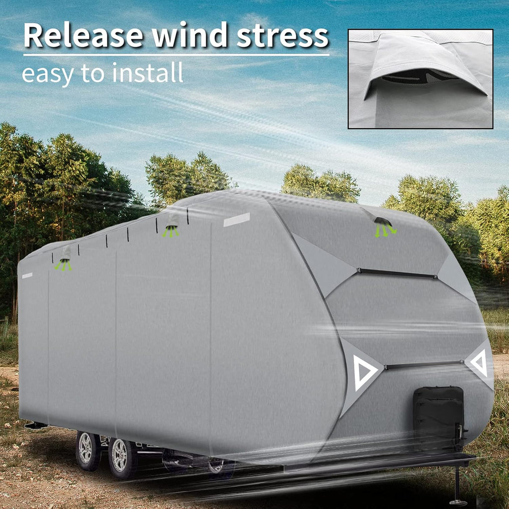 RV Cover for 24’-27’ with Air Vent Design P622