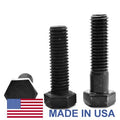 1 inch-14 x 8 inch UNS Grade 8 Hex Cap Screw Alloy Steel Black Oxide Pk 9 X8342
