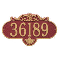 Red/Gold Wall Decor H154