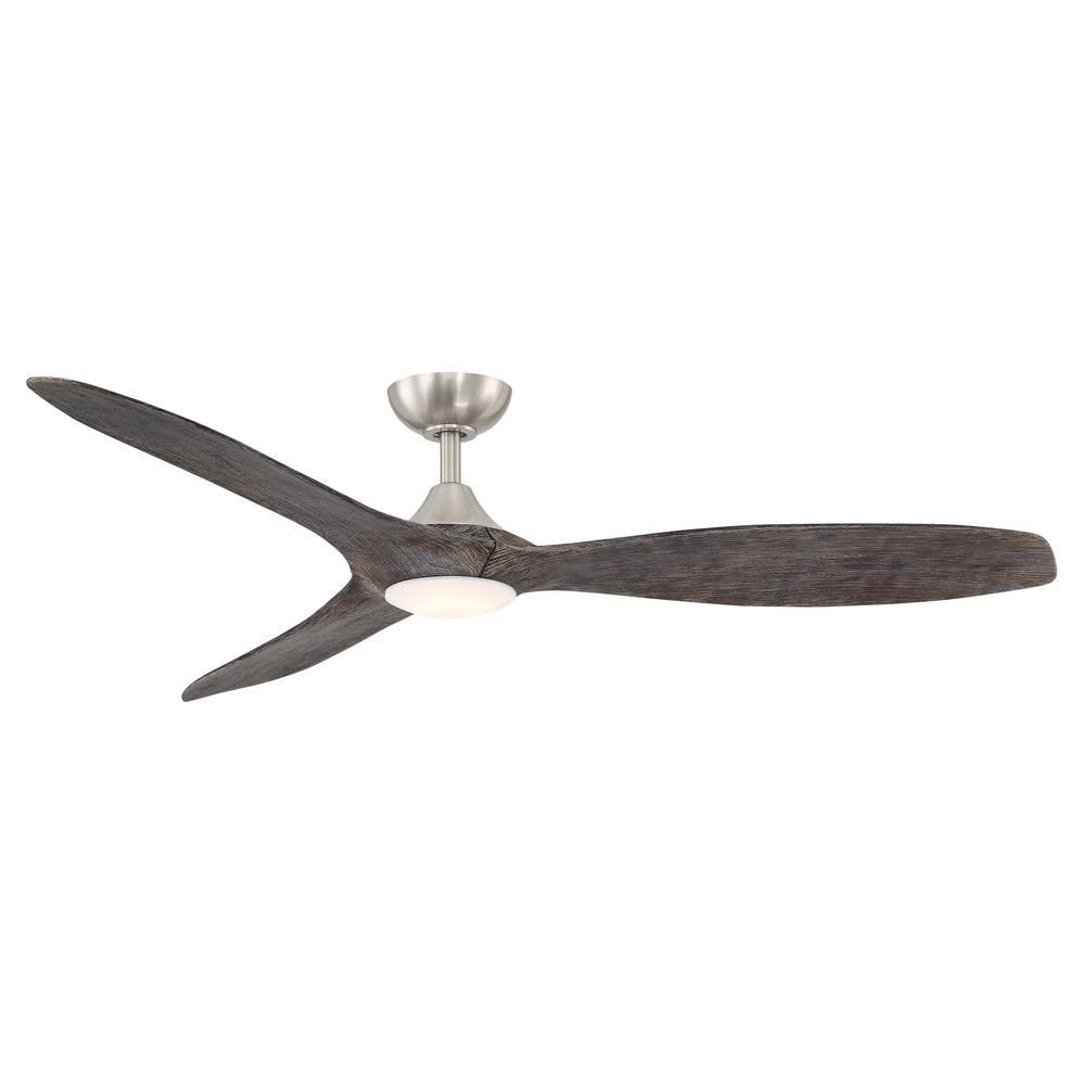 Brushed Nickel LED Indoor Ceiling Fan N158993