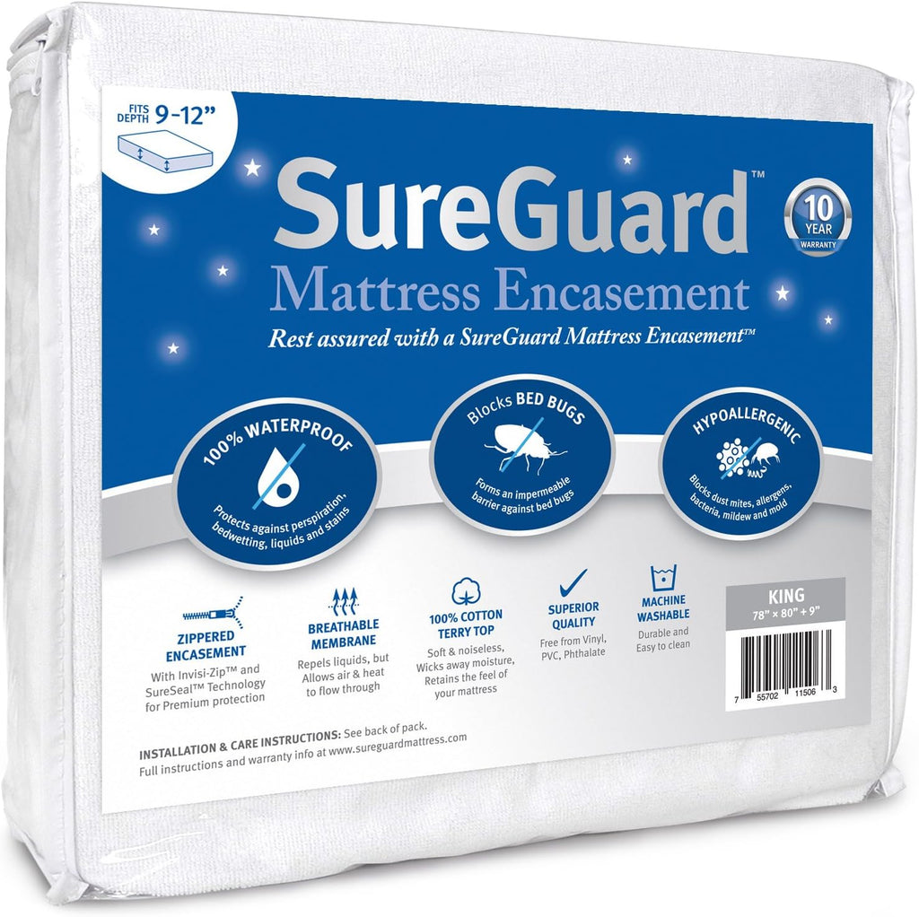King Waterproof Zippered Mattress Encasement N6615