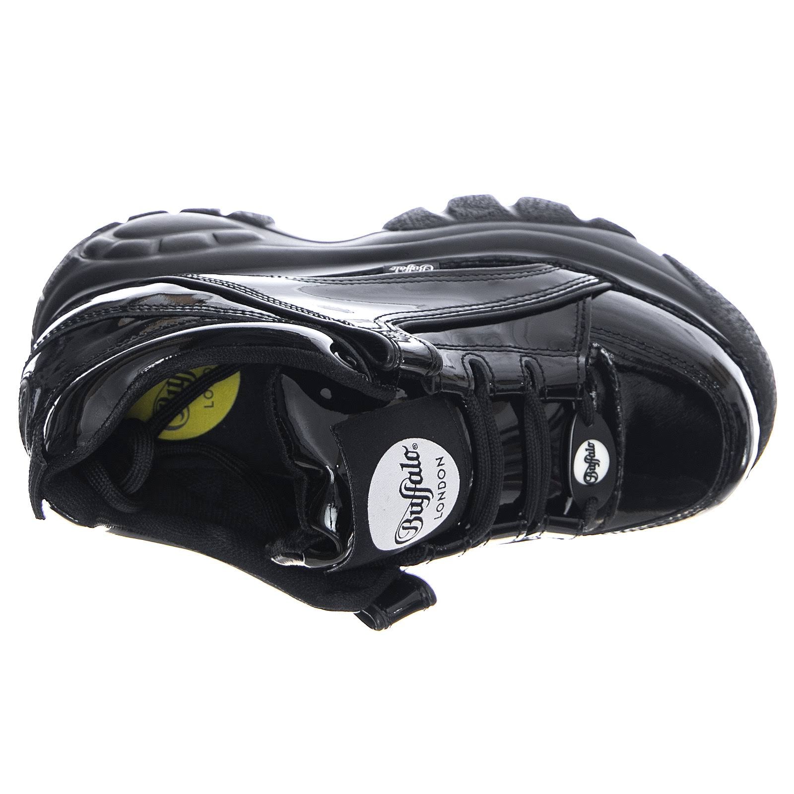 Black Patent Buffalo Shoes Y2331