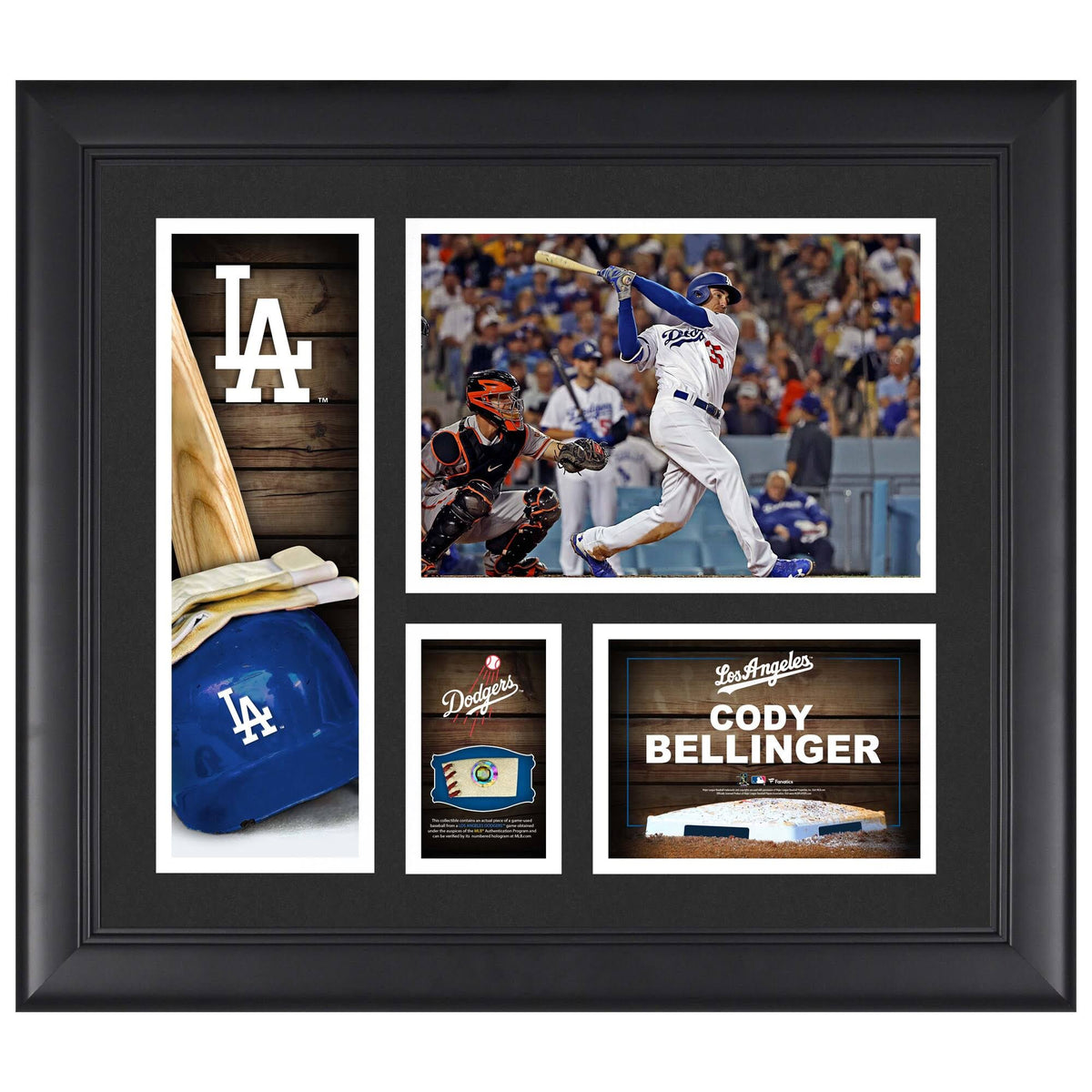 Framed 15x22 x 17x22 Player Collage with Game-Used Baseball M536