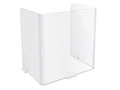 3-Sided Clear Acrylic Wellness Screen L9558