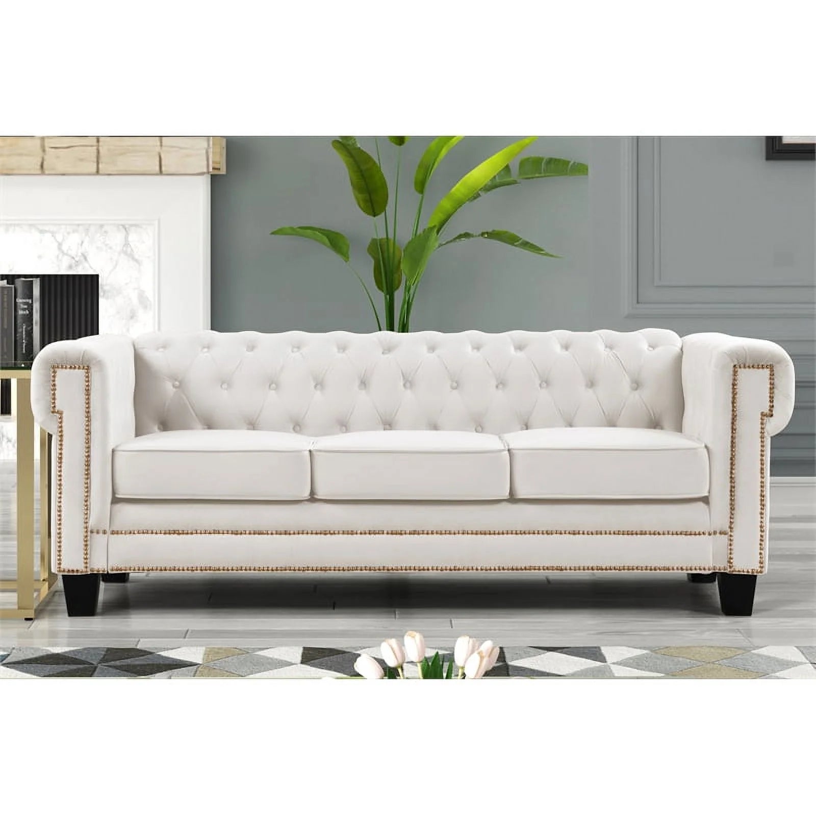 2-Piece Velvet Living Room Furniture Set K5501