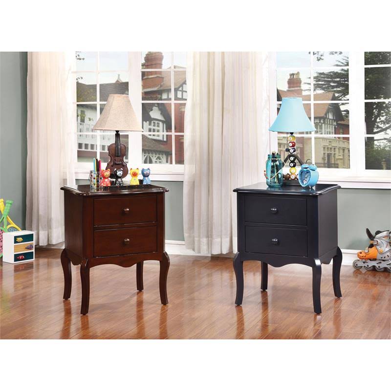 2 Drawer Blue Nightstand W33163