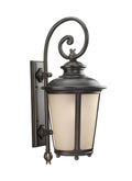 Burled Iron Outdoor Wall Lantern T933896