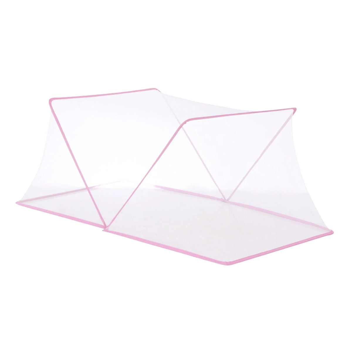 Pink Foldable Bed Canopy 190x100x80cm D7236