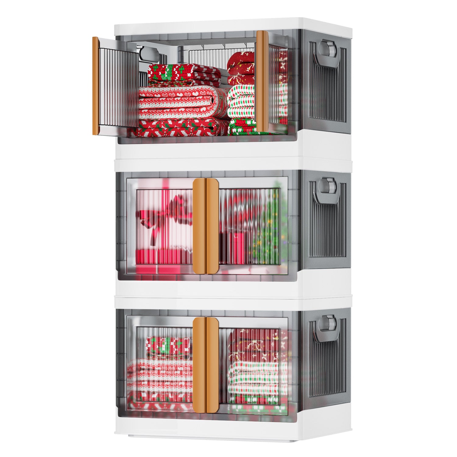3 Pack 19 Gal Stackable Storage Bins D49968