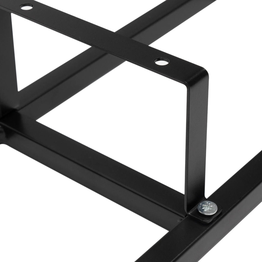 Metal Floating Shelf CD DVD Organizer Black X38586