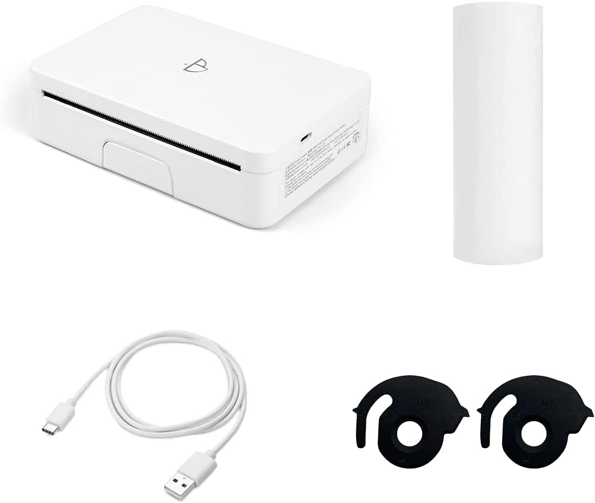 Wireless Thermal Printer for Printing Sticker, Logo, Label, Receipt, Photo, 300dpi Grayscale Q3361