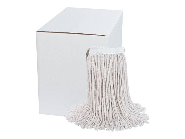 White Cotton Cut-End Wet Mop Heads 24oz 12/Carton M448