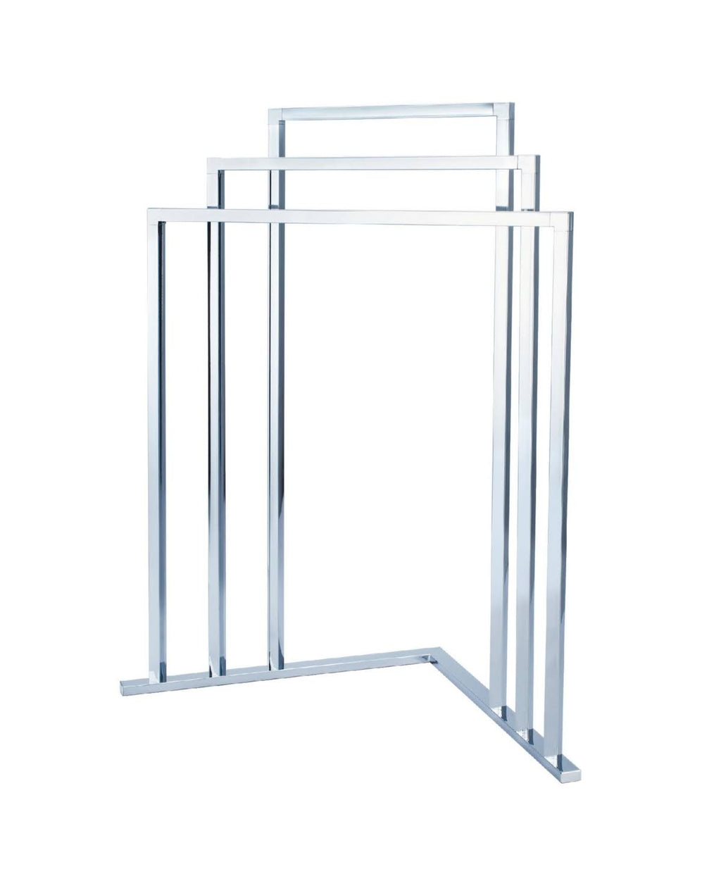 Polished Chrome 3-Tier Steel Corner Towel Rack G593092