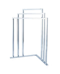 Polished Chrome 3-Tier Steel Corner Towel Rack G593092
