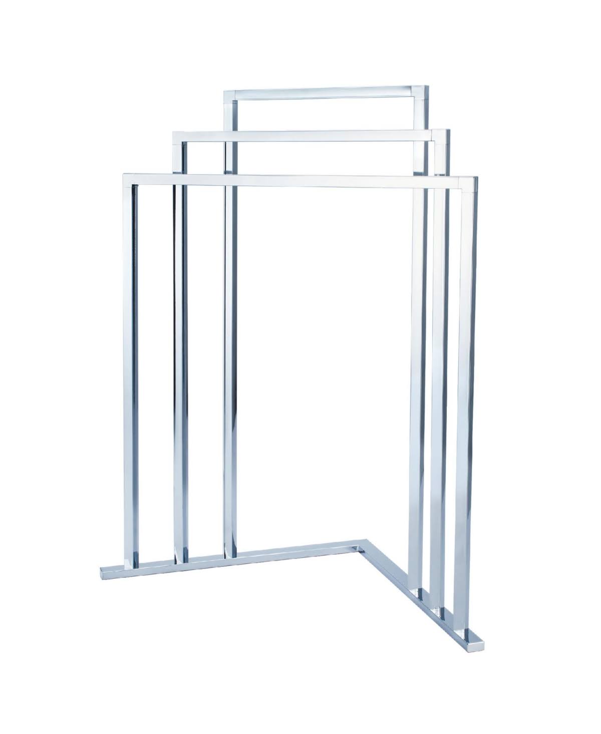 Polished Chrome 3-Tier Steel Corner Towel Rack G593092