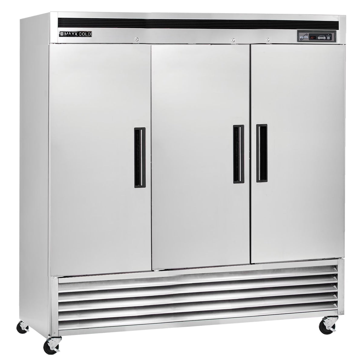Triple Door Reach-In Refrigerator, Bottom Mount, 81"W, 72 cu. ft., Stainless Steel X6602