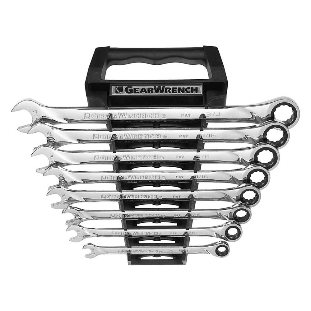 8 pc. XL Combination Ratcheting Wrench Set SAE I583