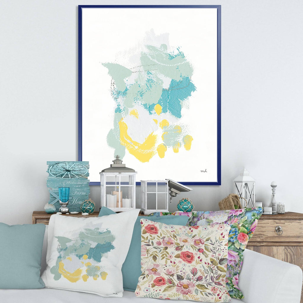 White Framed Canvas F997594