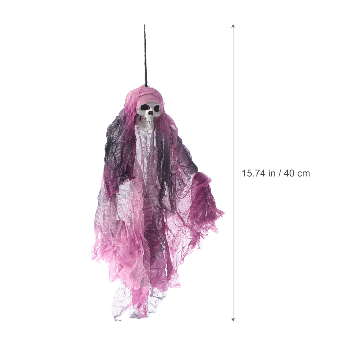 Purple Halloween Skull Decoration Prop V520