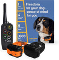 Waterproof Remote Training E-Collars for 2 Dogs W33950