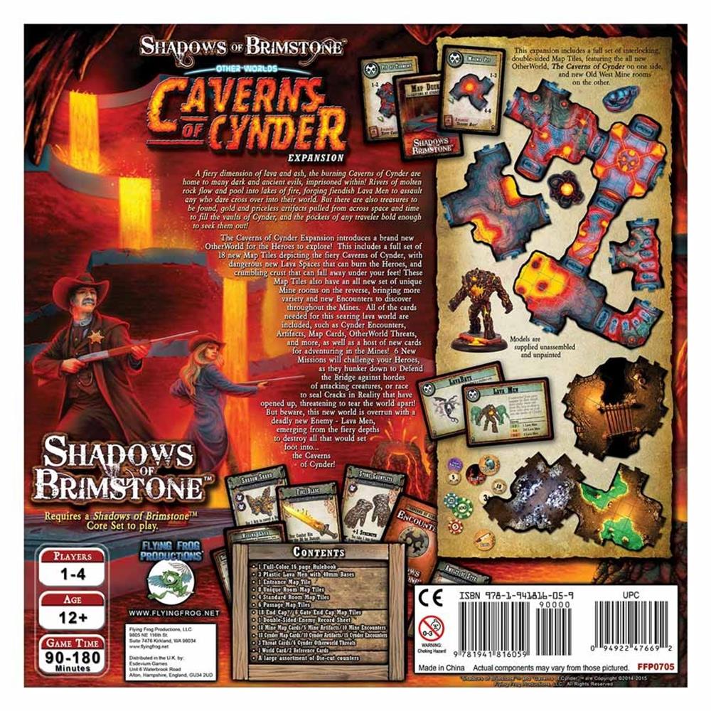 Caverns of Cynder Expansion Board Games V94543