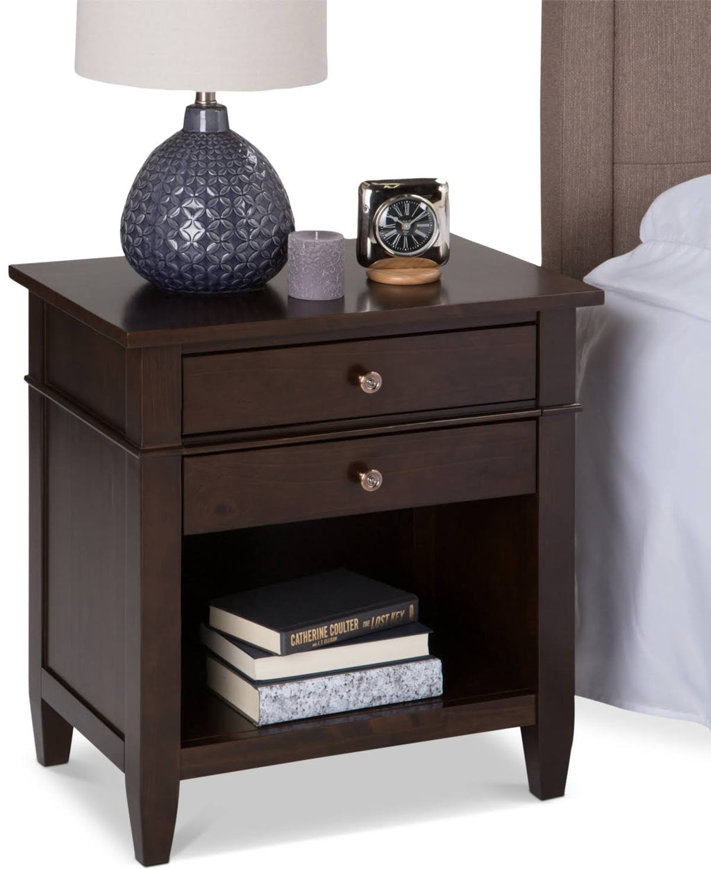 Brown Bedside Table T304679