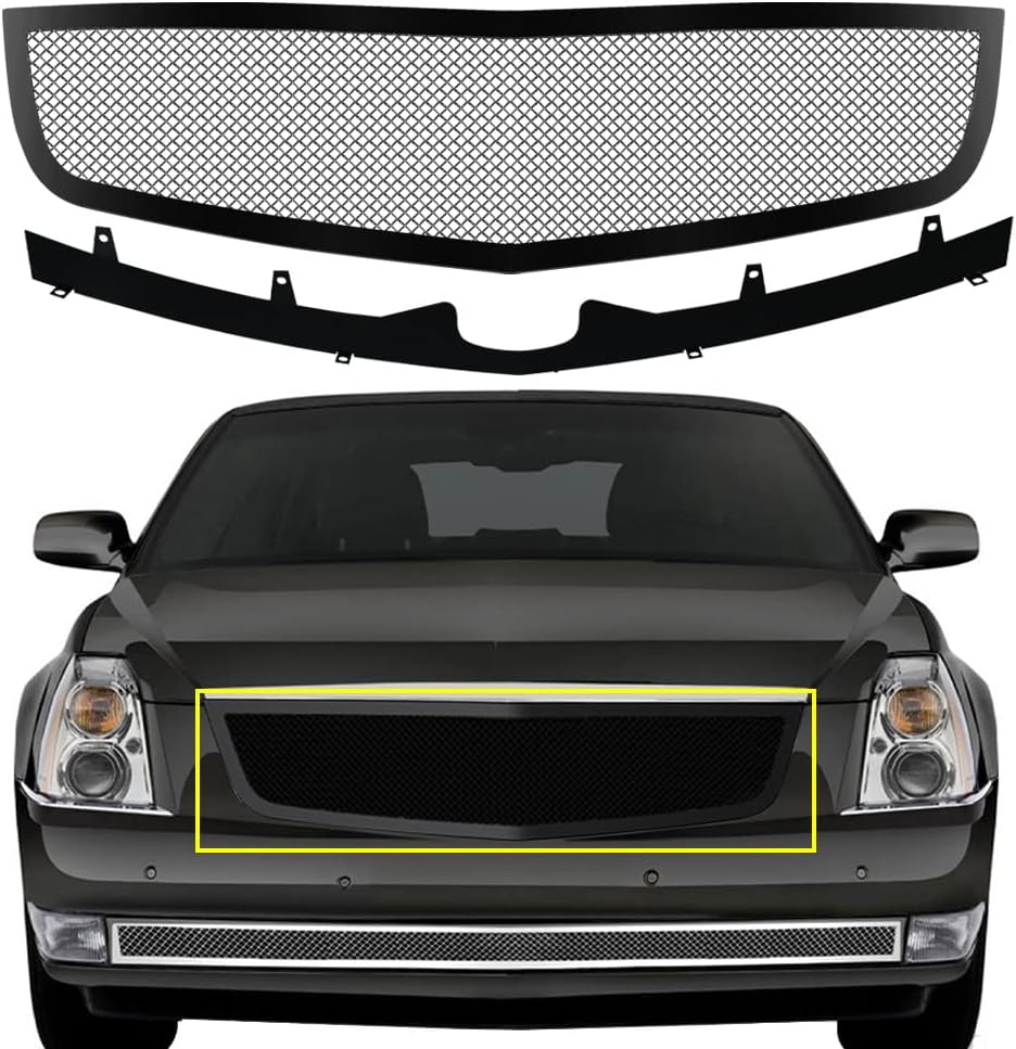 Stainless Steel Black Mesh Grille Insert U12320